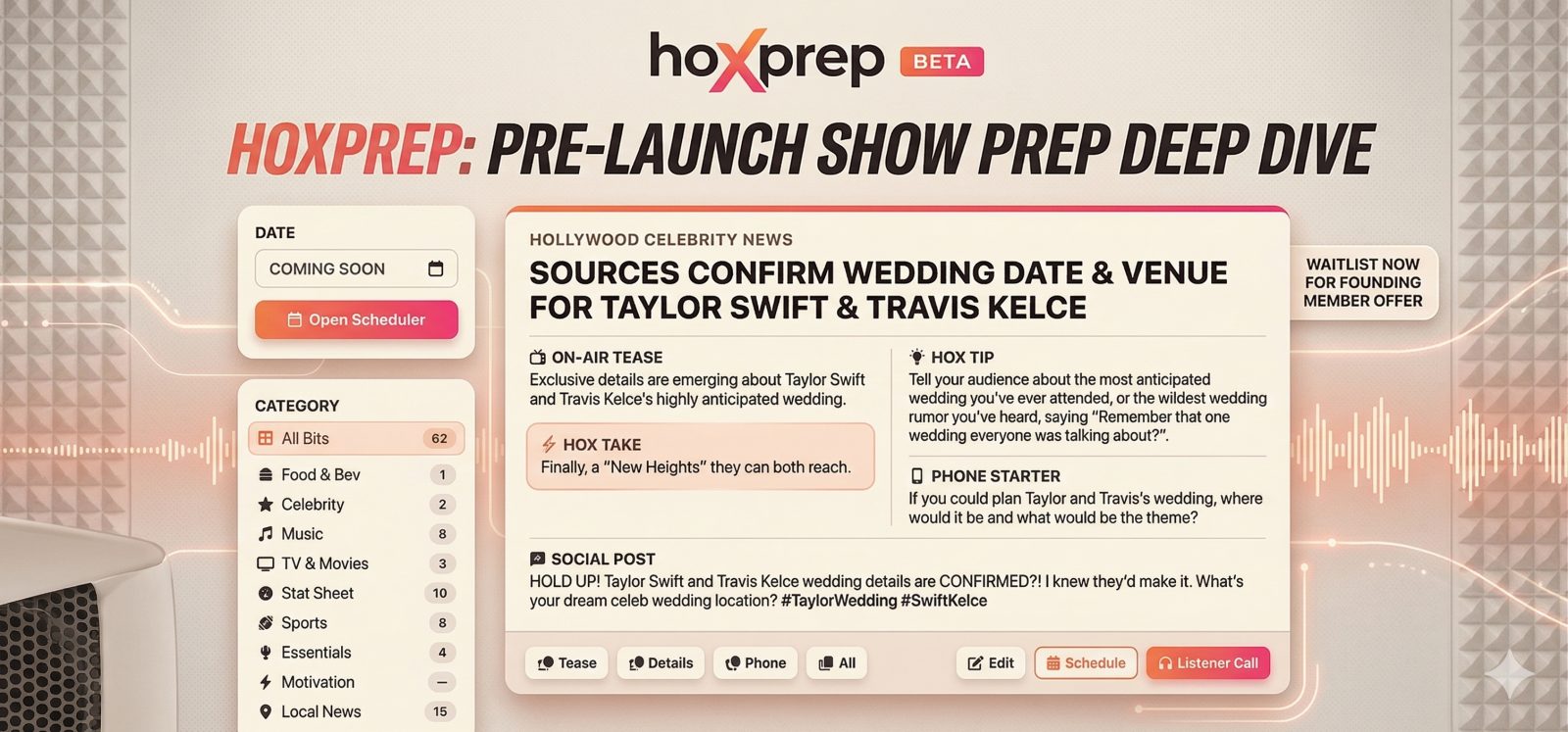 HoxPrep: The Future of Affordable Radio Show Prep is Almost Here