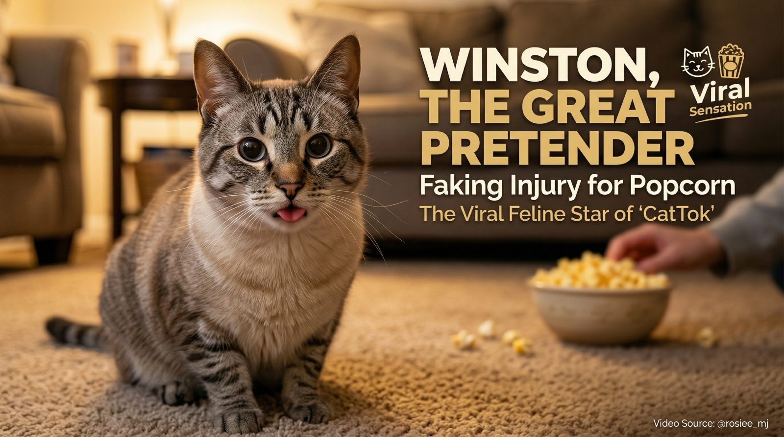 The Greatest Scam in History? This Cat Deserves an Oscar for "Best Fake Injury"